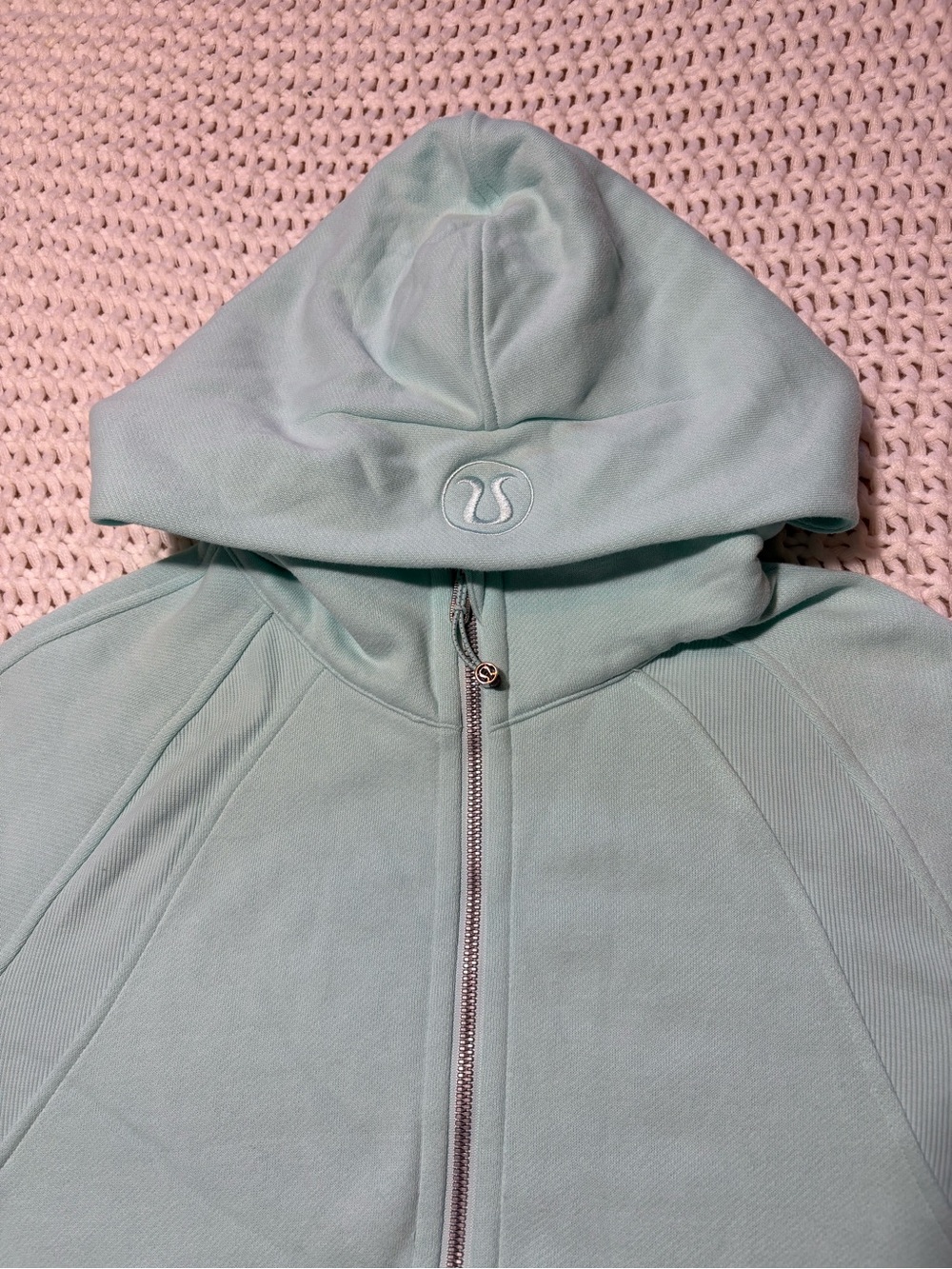 lululemon ideal mint scuba oversized full zip hoodie size m/l - Picture 7 of 13
